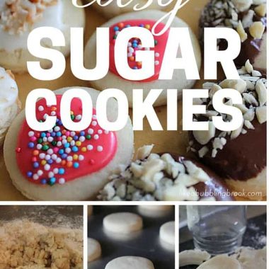 You'll love this easy sugar cookie recipe! I'll show you how to get three different cookies from just one batch of delicious dough!