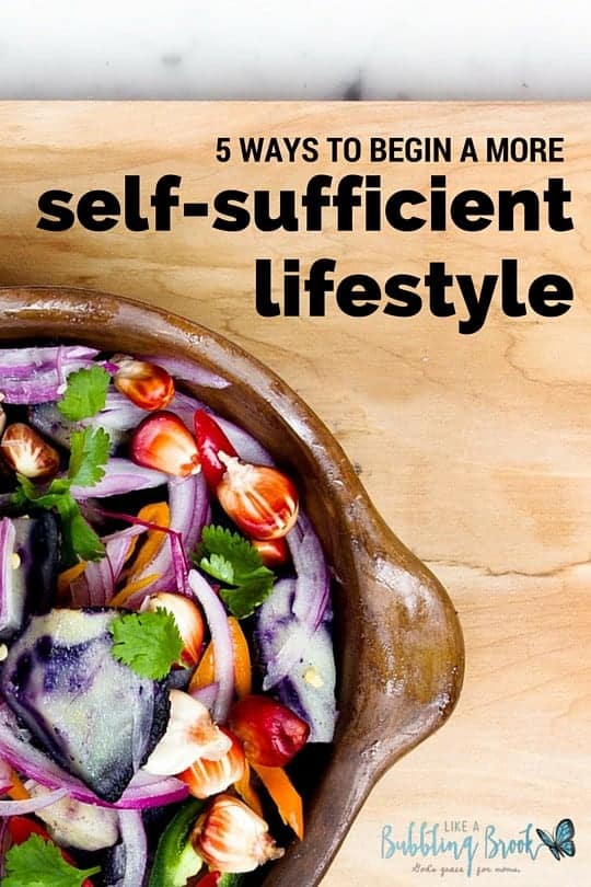 Self- Sufficient Lifestyle