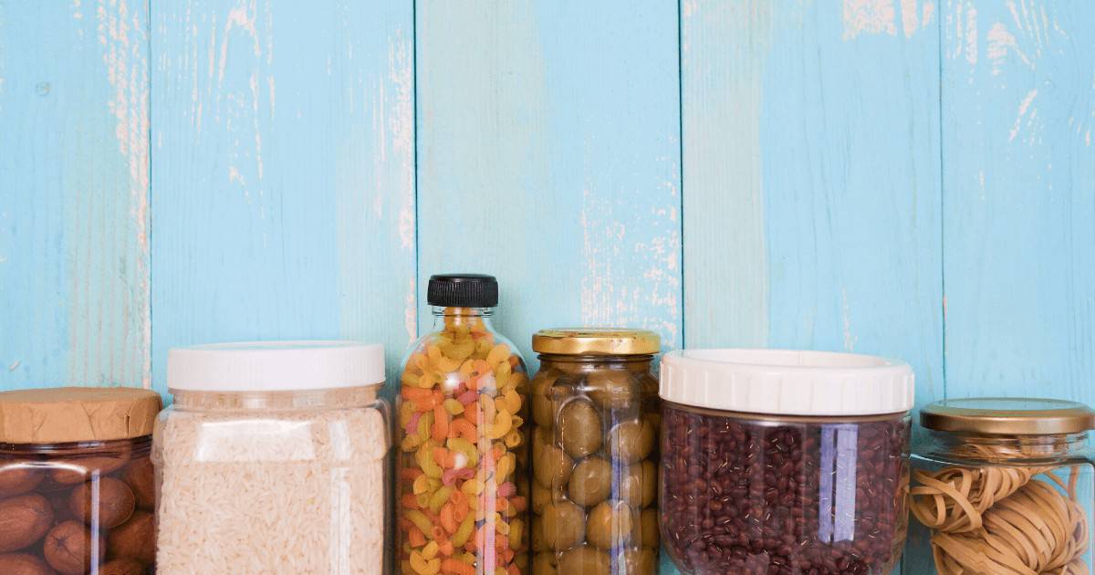 Jars in food storage