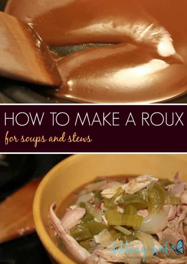 Roux Recipe - How to make a roux for soups and stews