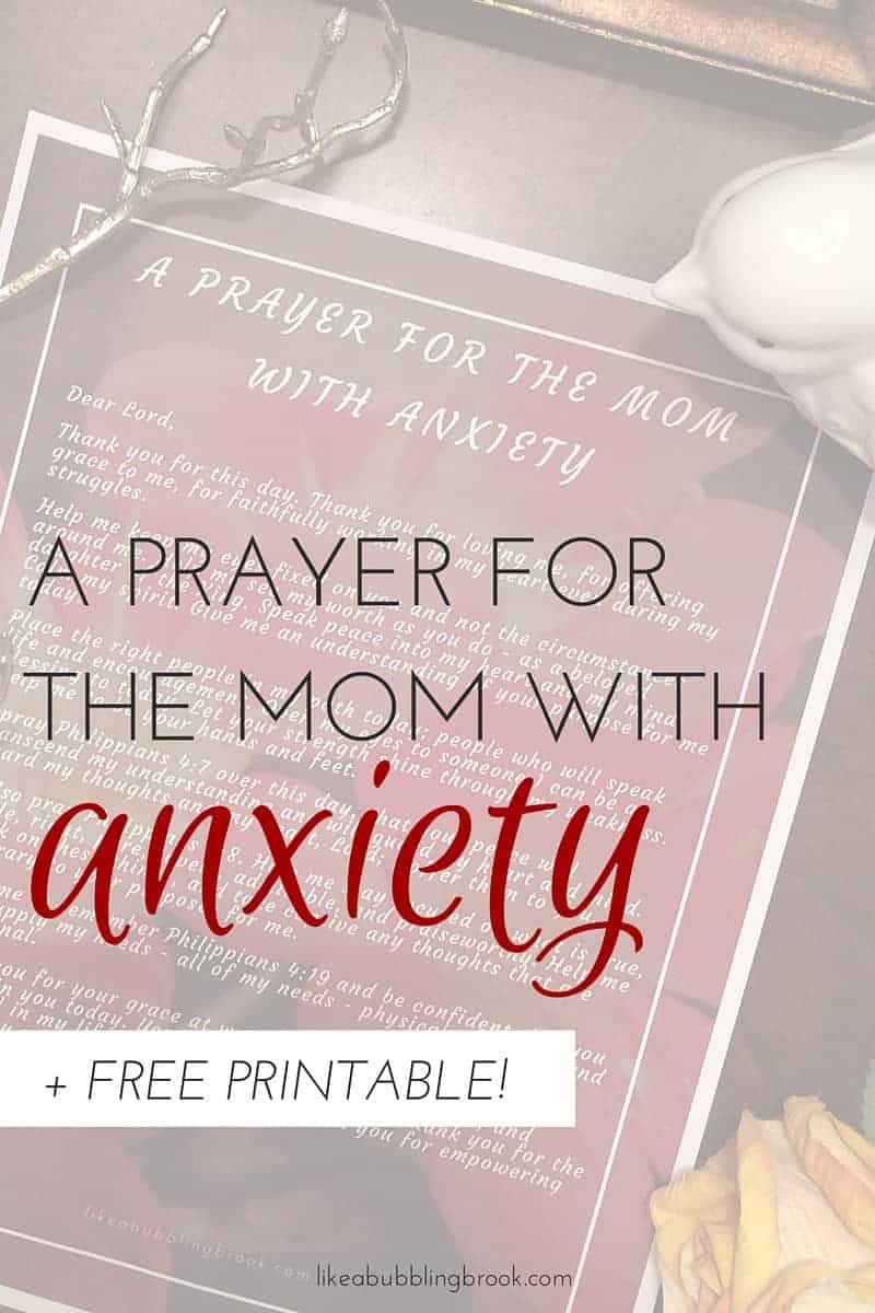 A PRAYER FOR THE MOM WITH (1)