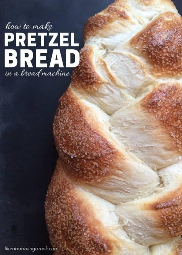 Pretzel Bread Recipe With Easy Bread Machine Dough