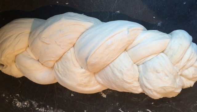 pretzel bread recipe dough braided
