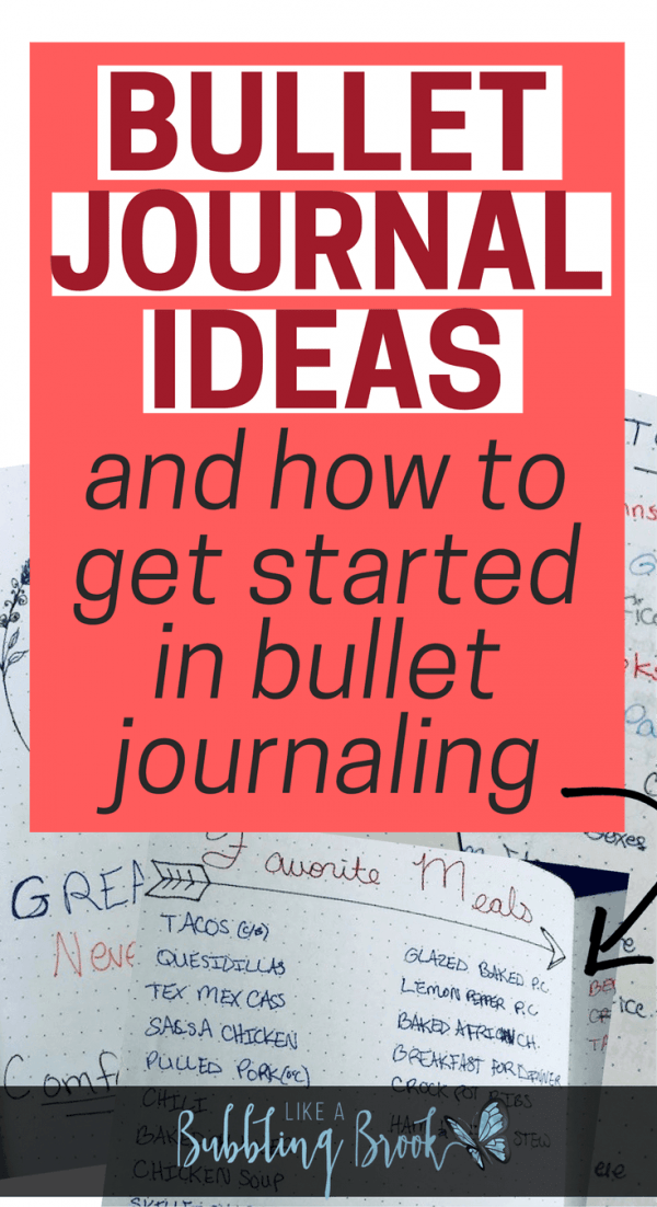 Bullet Journal Ideas + What You Need to Get Started With BuJo