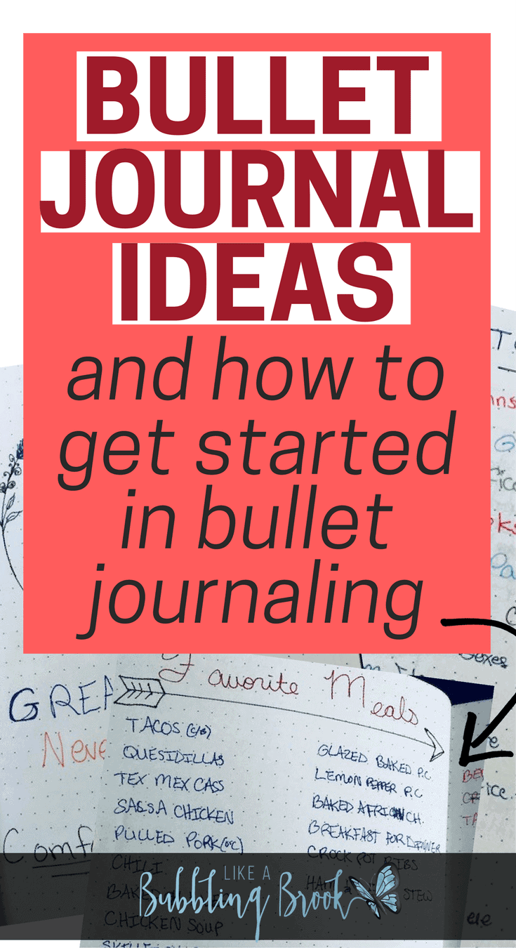 Bullet Journal Ideas + What You Need to Get Started With BuJo