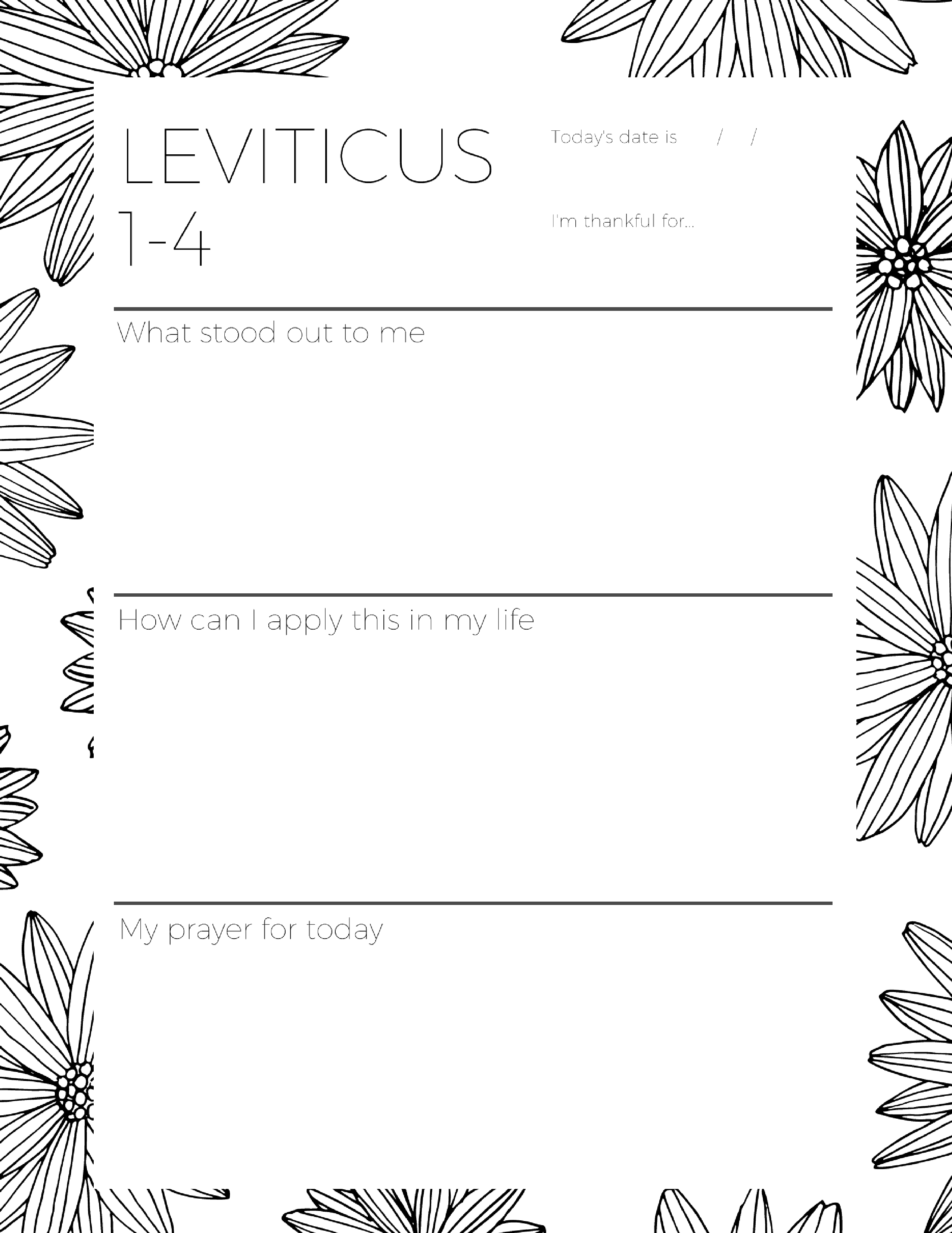The LEVITICUS Bible Study Companion (Printable) Bubbling Brook