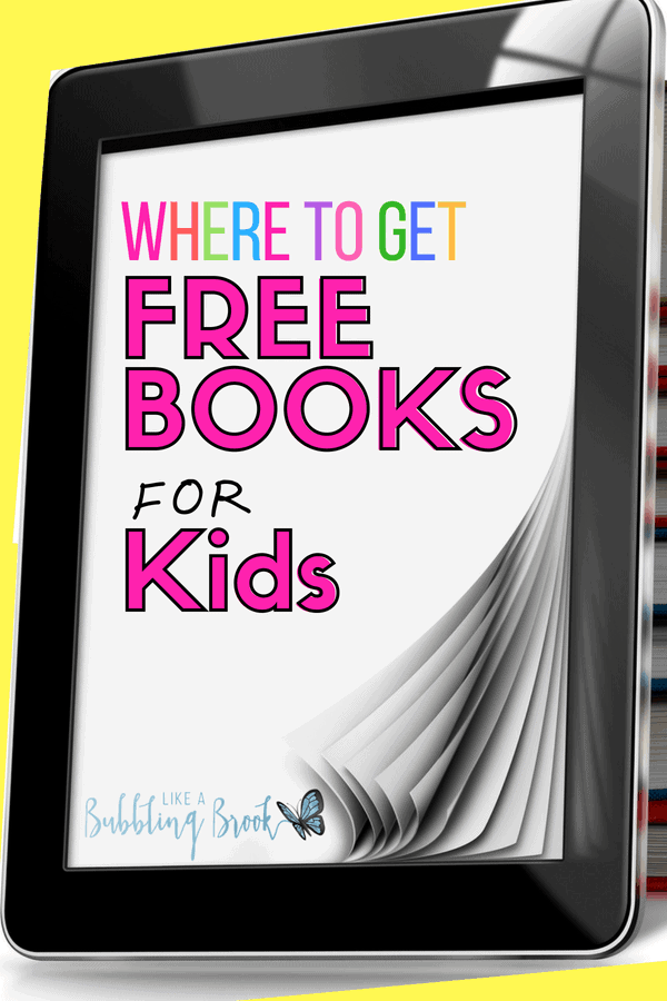 Where to get free books for kids! There are so many place to find amazing books online that kids will love to read!