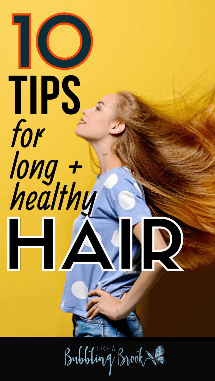 How to care for long hair, 10 tips and tricks for long healthy hair. If you love long hair, pentecostal hair, uncut hair, or simply just want healthy hair ideas, these are tips you should know!