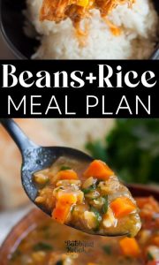 My Dave Ramsey Meal Plan For A Beans and Rice Budget - pin for Pinterest