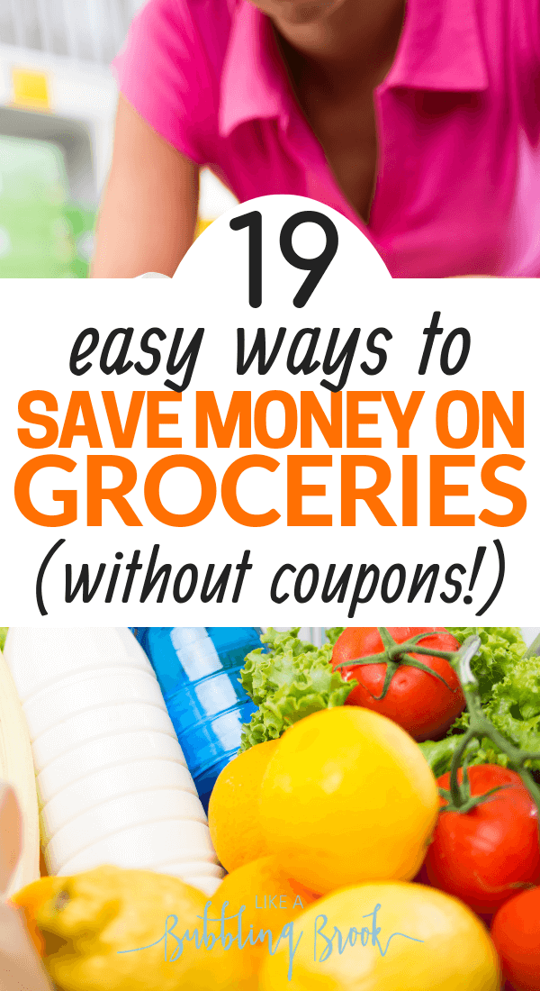 Ways to save money on groceries