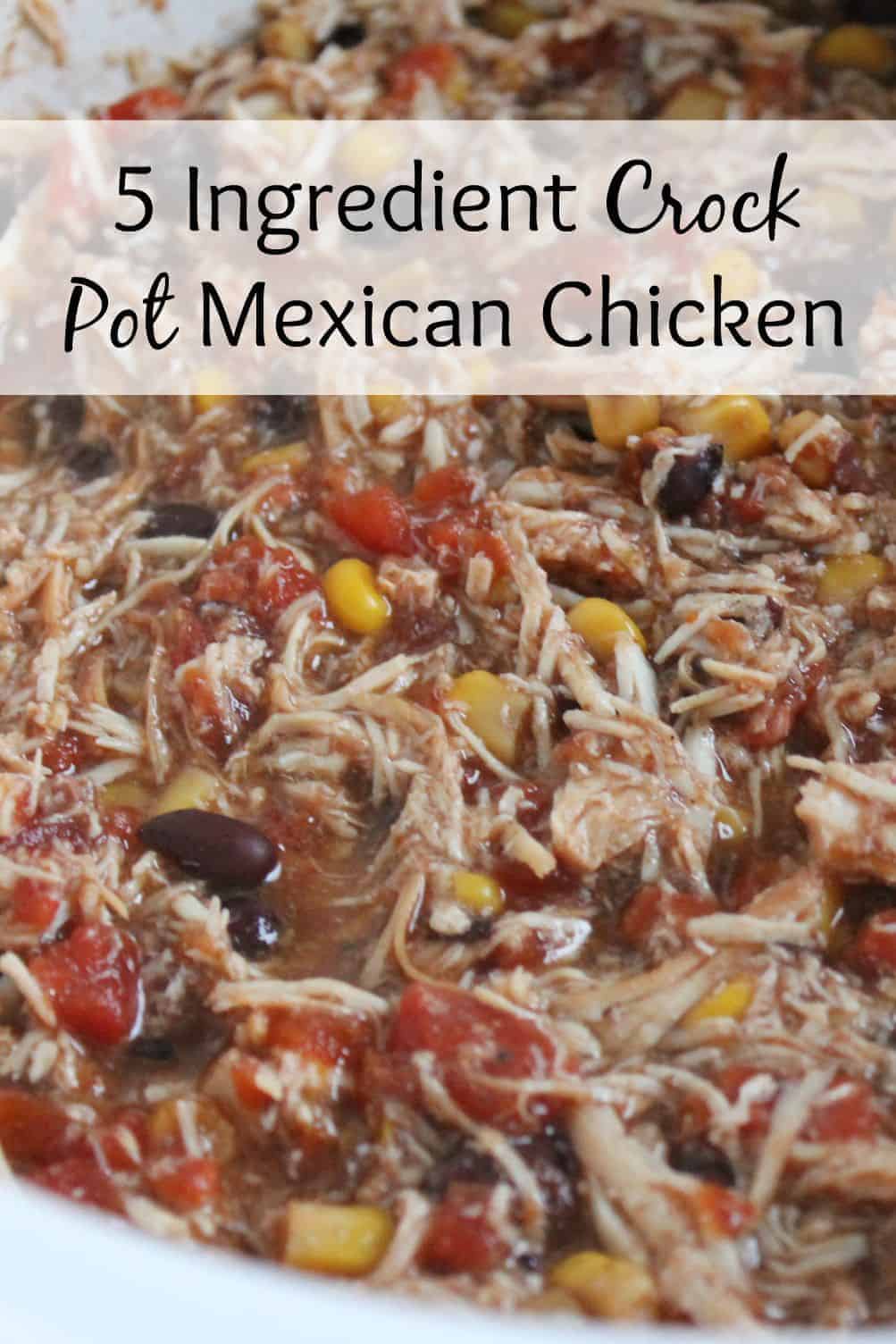 This Mexican chicken is one of the best easy crockpot recipes!