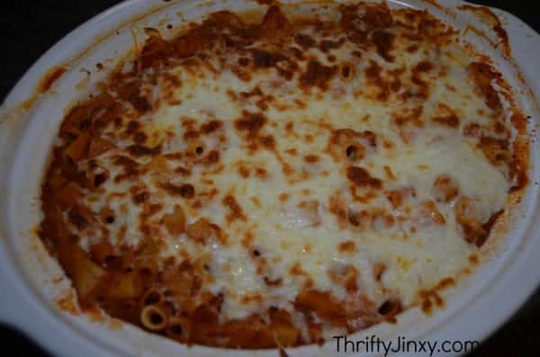 Baked Ziti is one of our easy crockpot meals