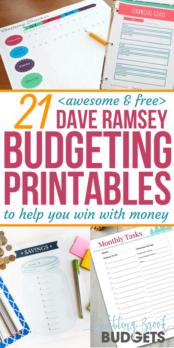 25 Awesome Free Dave Ramsey Budgeting Printables That ll Help You Win With Money