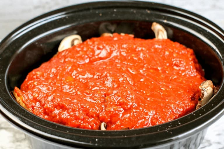 Easy Crock Pot Chicken Cacciatore Using Chicken Thighs