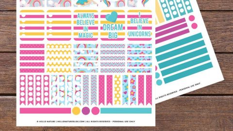 21 Free Printable Planner Stickers That'll Inspire You To Reach Your Goals