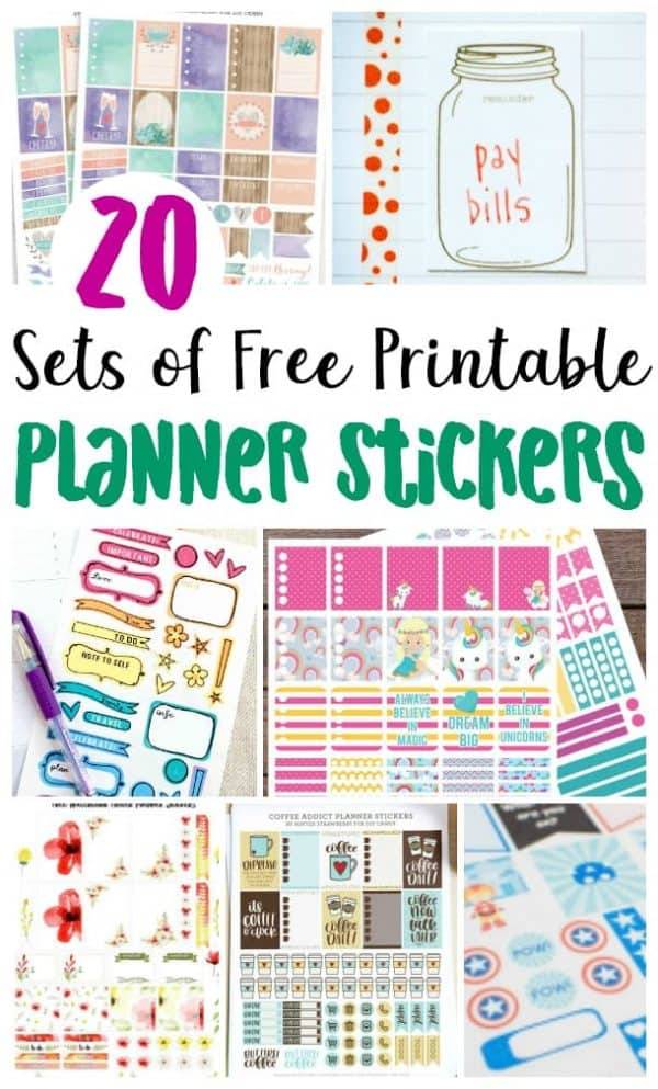 21 Free Printable Planner Stickers That'll Inspire You To Reach Your Goals