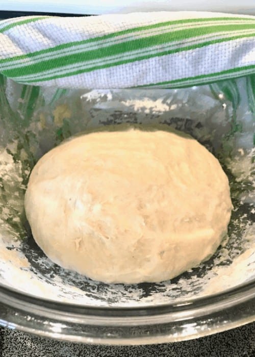 Easy french bread dough after thirty minutes