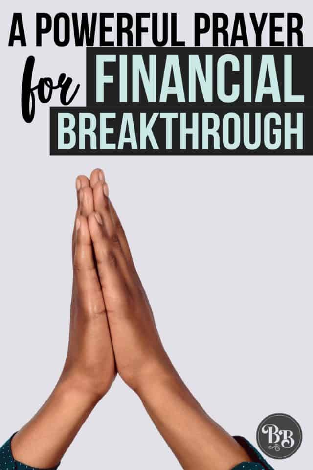 prayer for finances to improve