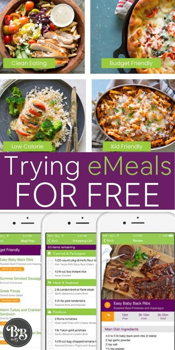 Trying emeals for free