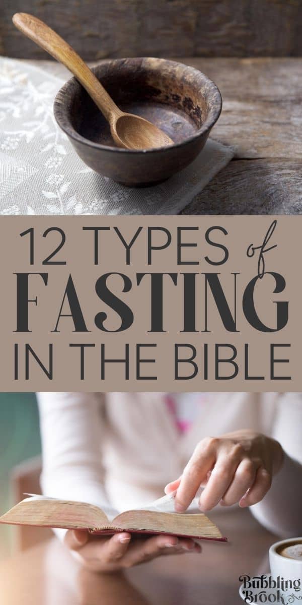 Types of fasting in the bible - pin for pinterest