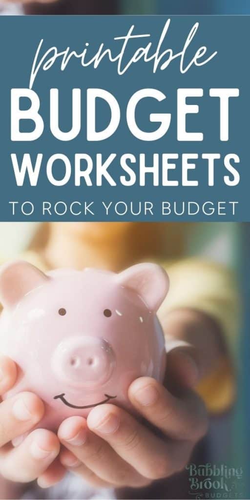 10 Free Printable Budgeting Worksheets You'll Want To Try This Month