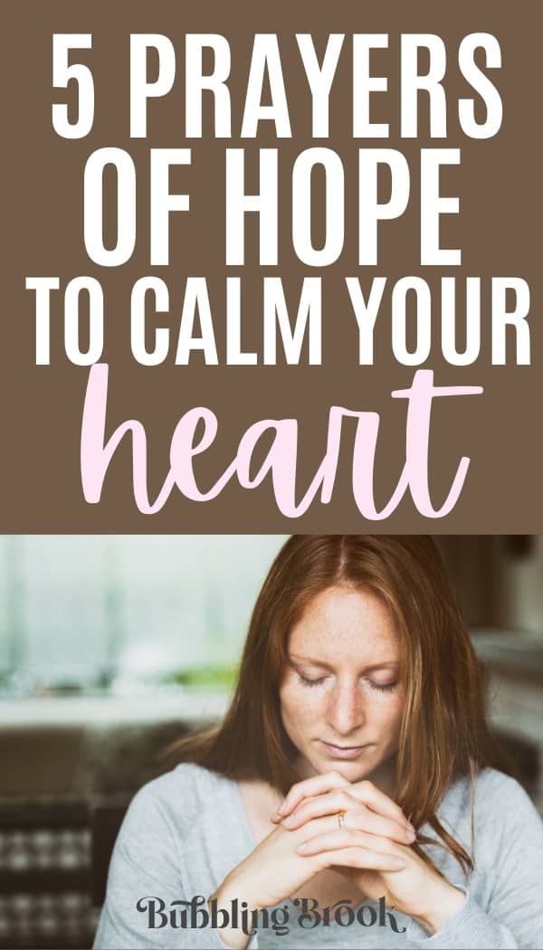 Prayers of Faith and Hope - Pin for Pinterest