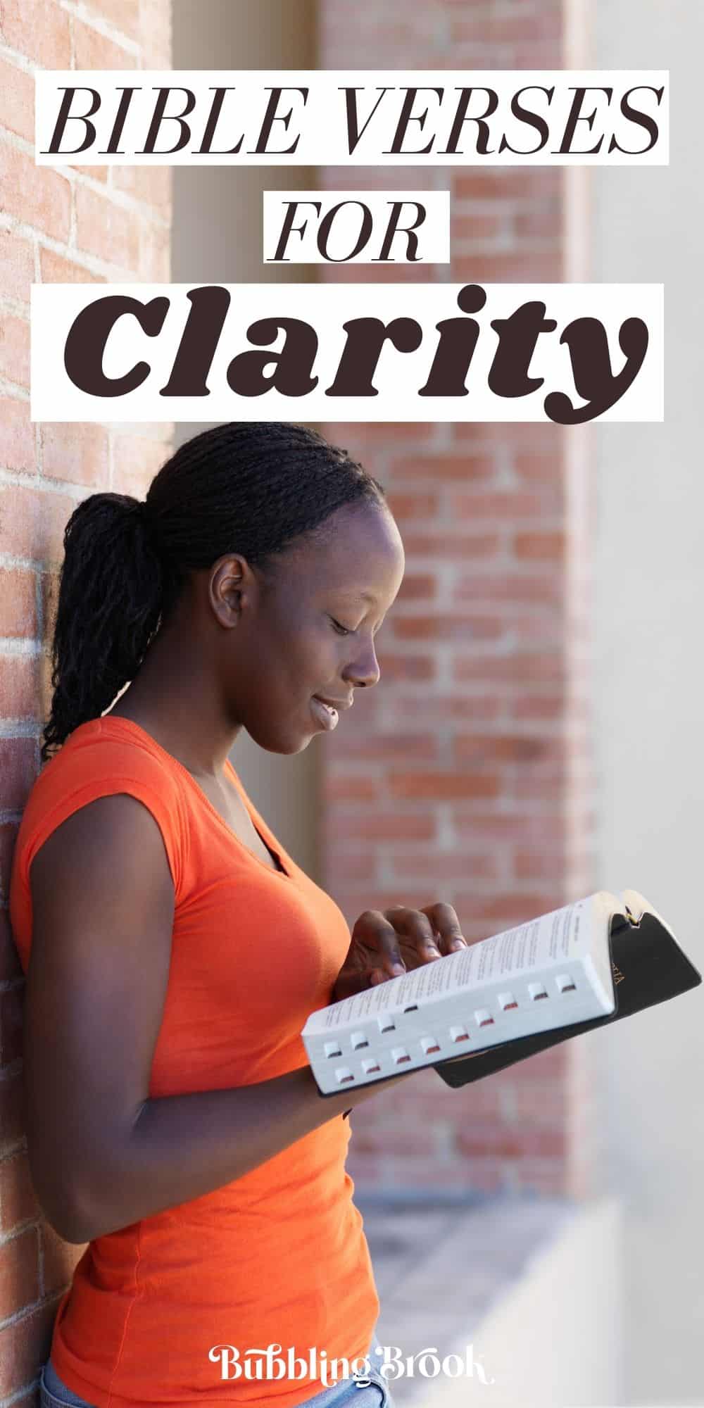 Bible verses for clarity - pin for pinterest